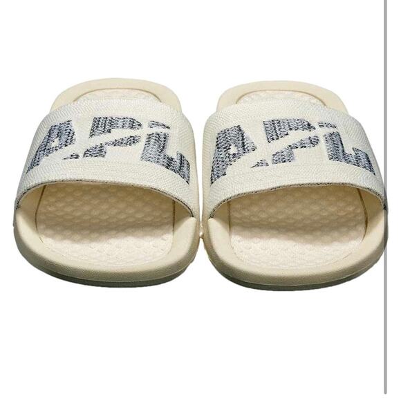APL Women’s Big Logo Techloom Slide – Pristine/Heather Grey | Size 6 | NEW - Picture 8 of 11